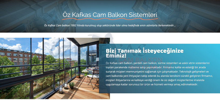 Öz Kafkas Cam Balkon